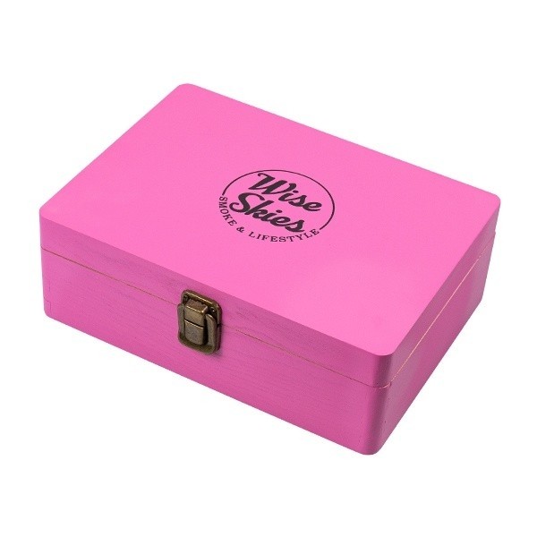 Rolling Box - Caja de Liar de Madera rosa