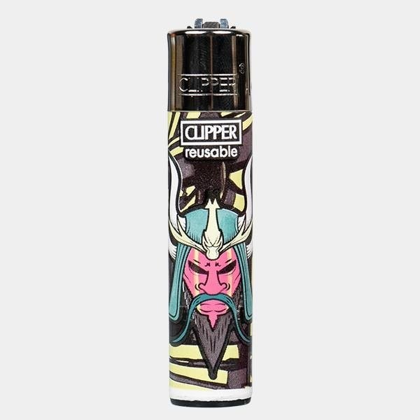 Accendino Clipper Samurai Masks