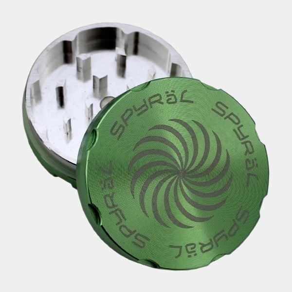 Grinder Spyral 62mm 2 partes verde