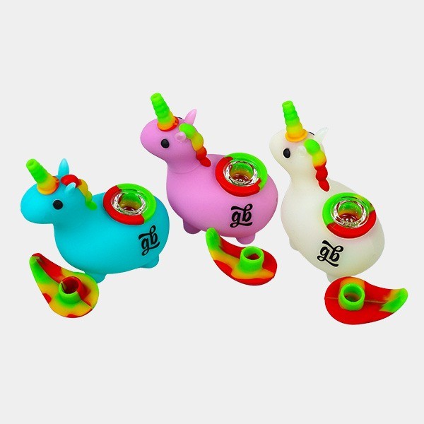 Pipa Unicornio Fluorescente GB
