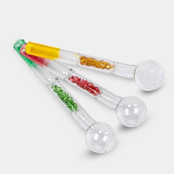 Pipa in Vetro per Olio con Filtro