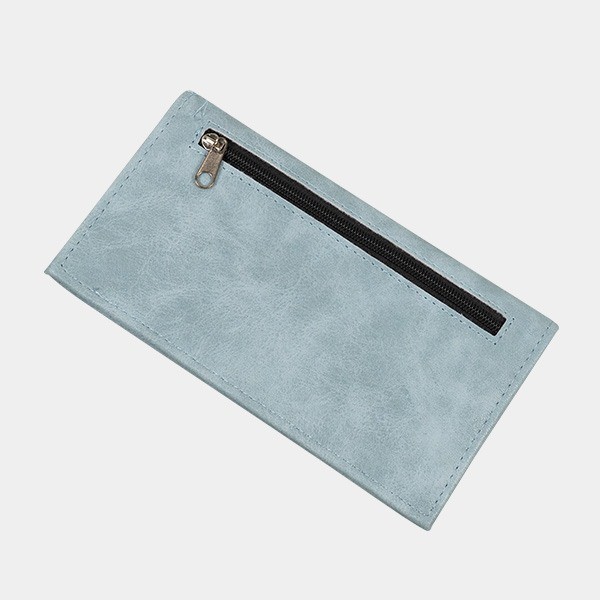 Tabaquera de Piel Sintética azul cerrada