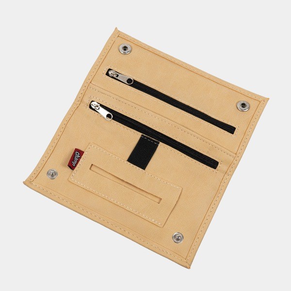 Tabaquera de Piel Sintética marrón claro