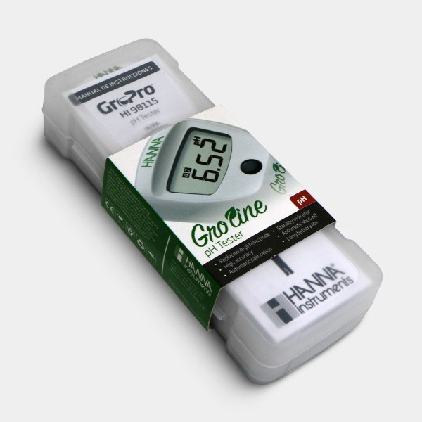 Medidor Hanna pH Electrodo Reemplazable HI98115 funda