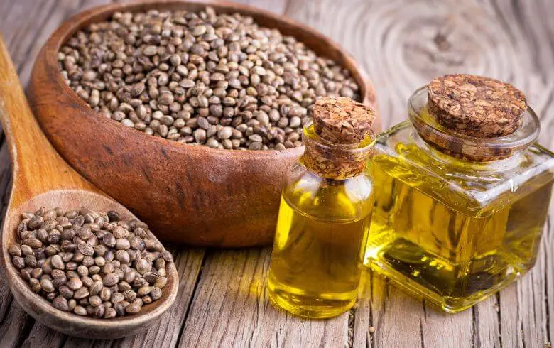 aceite de cáñamo para el pelo